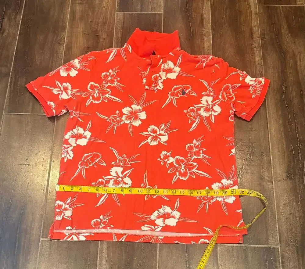 Polo Ralph Lauren Floral polo shirt in red - Red